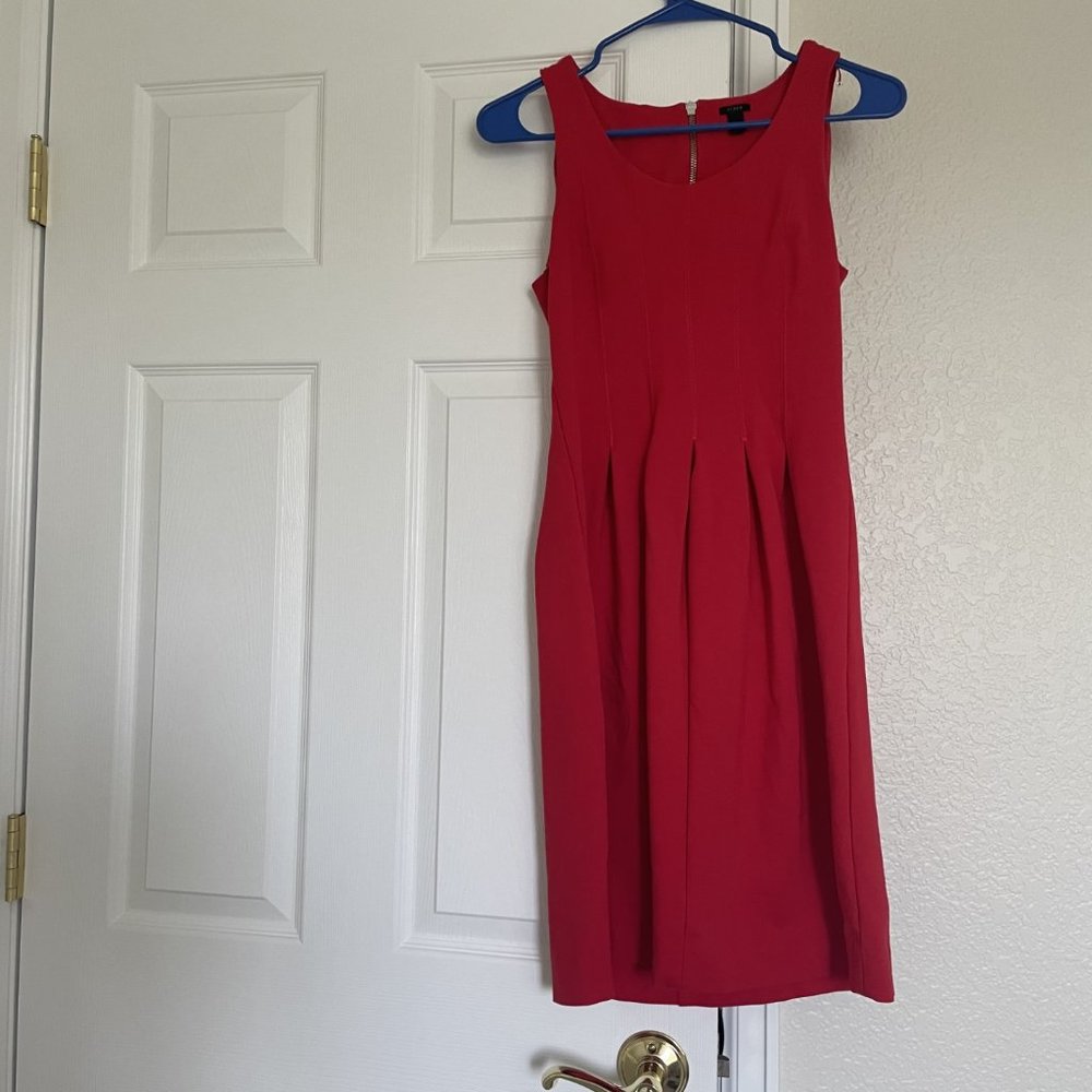 JCrew XS Red knee length dress size 0